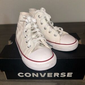 Converse Kids White High-Top Sneakers